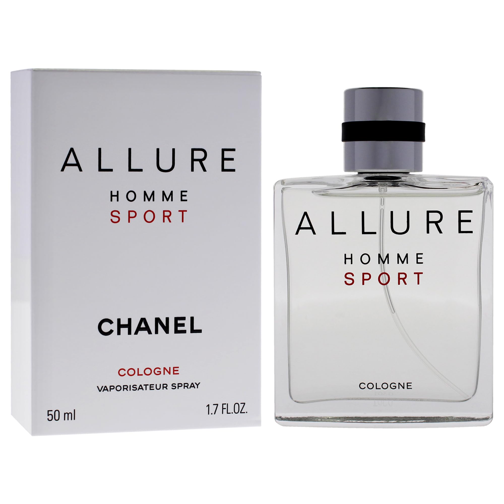Chanel Allure Homme Sport Cologne for Men - 50ml Eau de Cologne Spray | Fresh & Masculine Scent for Day & Night Wear