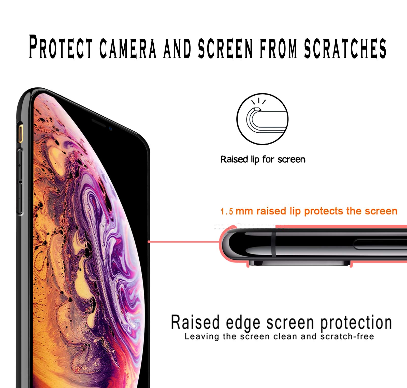 Premium Shockproof iPhone 7/8/Xr/Xs/11 Pro Max Case - Slim Protective Cover with Military-Grade Drop Protection | Perfect for Outdoor Activities, Travel & Daily Use