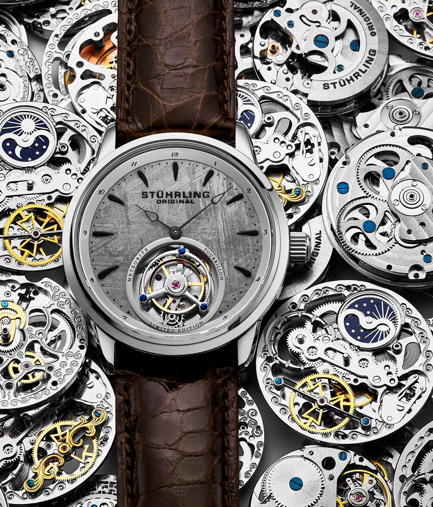 Galactic Labyrinth 42mm Tourbillon Watch - Luxury Automatic Mechanical Timepiece for Men - Perfect for Formal Events, Business Meetings & Collector's Display