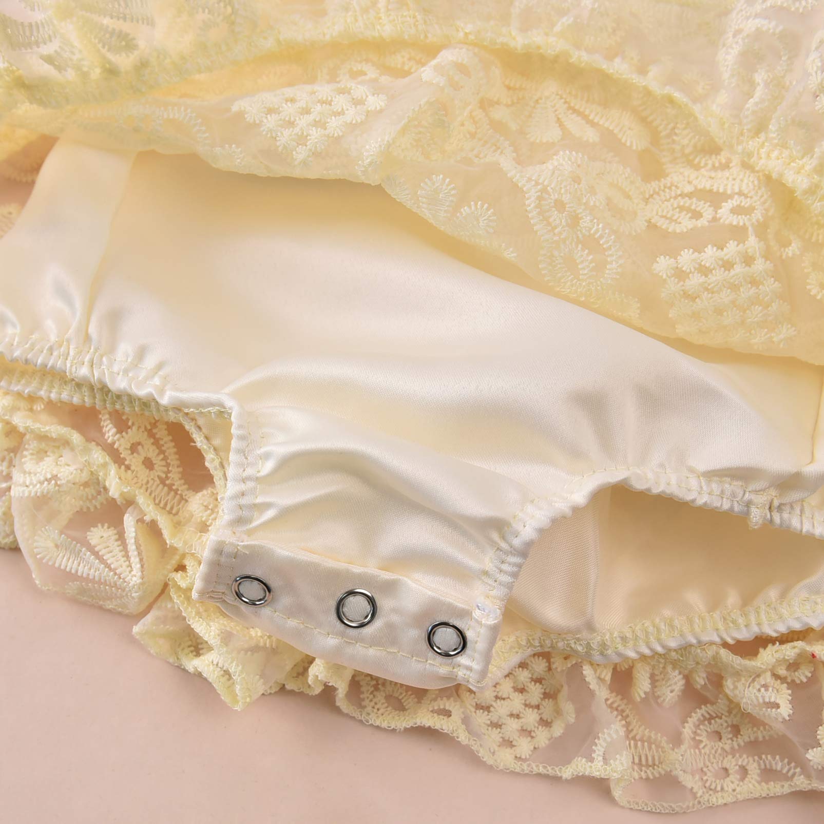 Baby Girl Lace Princess Dress - White Tulle Party Wedding Summer Outfit for Special Occasions & Photo Shoots