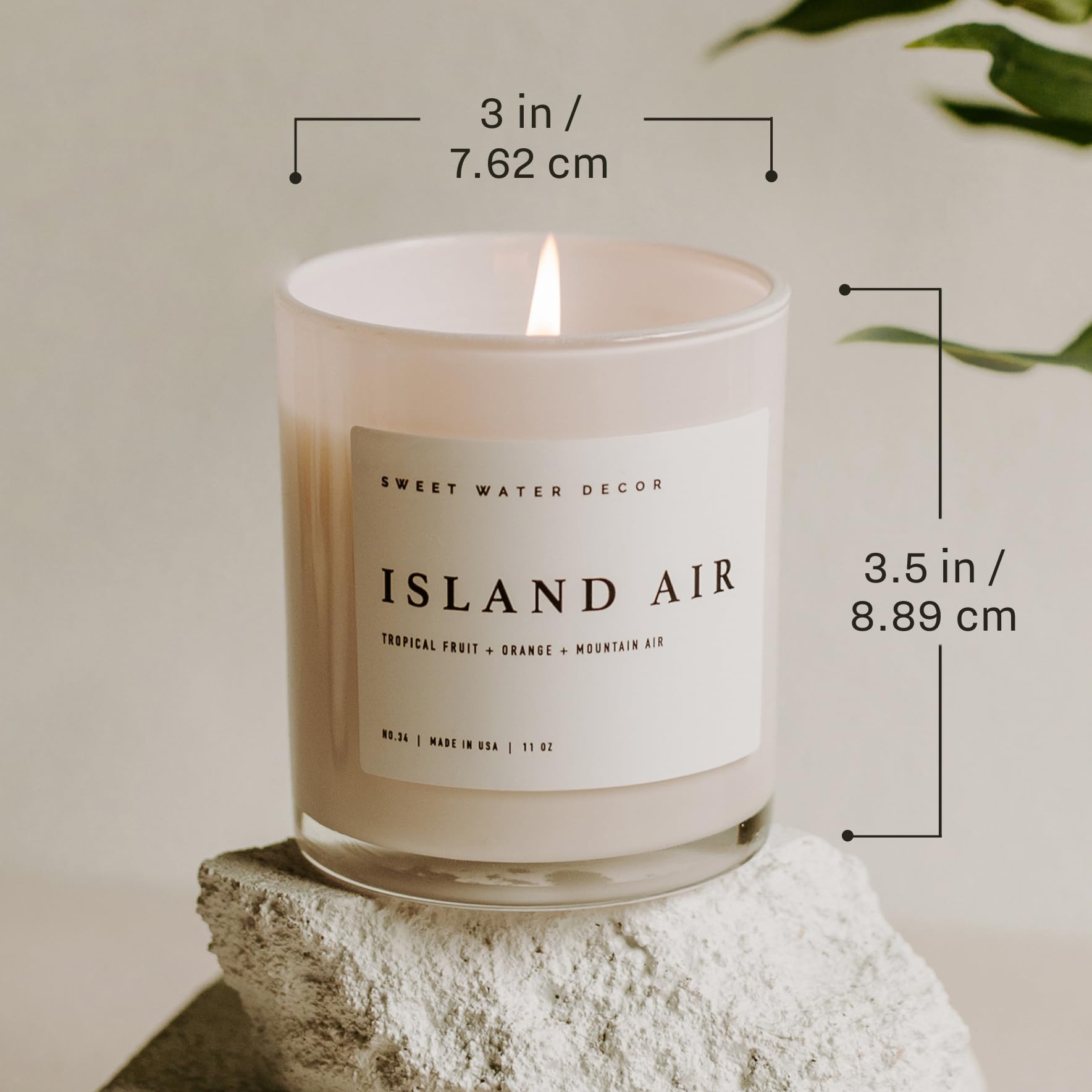 Sweet Water Decor Lavender and Sage Scented Soy Candle - 11oz White Jar with Wood Lid, 50+ Hour Burn Time, Made in USA | Relaxing Aromatherapy for Home, Spa, Yoga & Meditation | Natural Essential Oil Blend for Stress Relief & Better Sleep