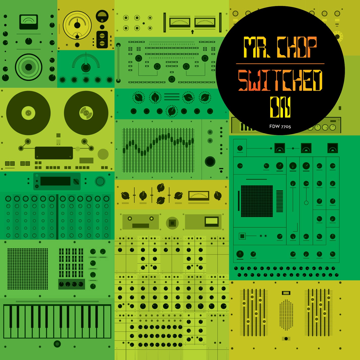 Switched On CD - Classic Electronic Music Album for Relaxation & Study | Perfect for Home, Office & Car Playback