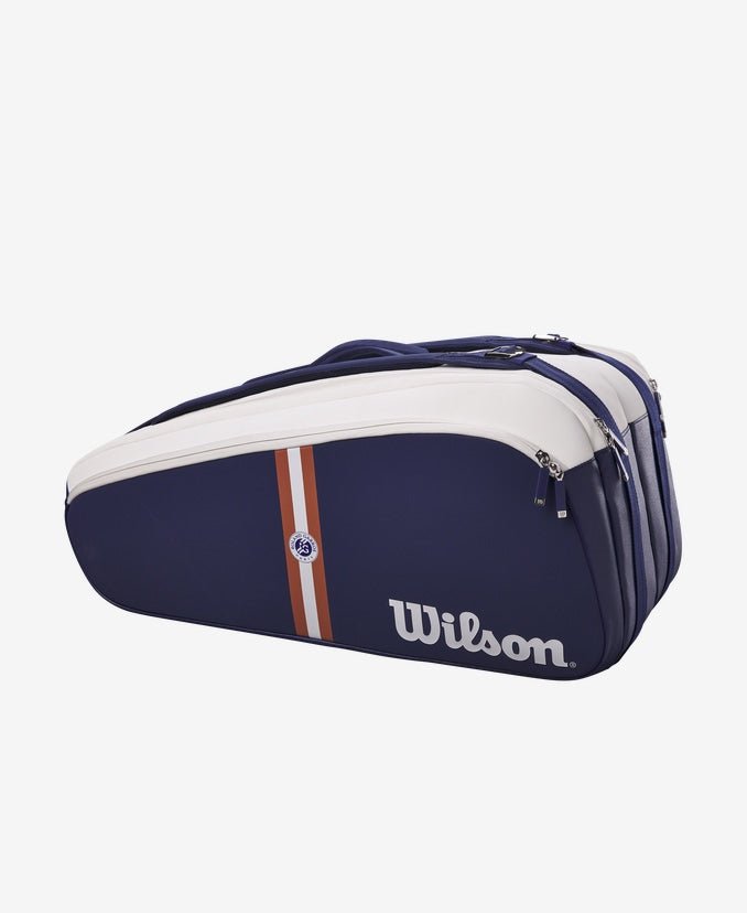 Wilson Roland Garros Super Tour 9-Pack Tennis Bag | Premium Tennis Gear for Players & Coaches | Perfect for Tournaments, Practice & Travel