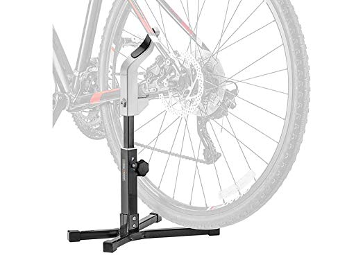 Ibera Adjustable Bike Floor Stand for Bike Storage - Non-Scratch Bike Rack with Height Adjustment for 20