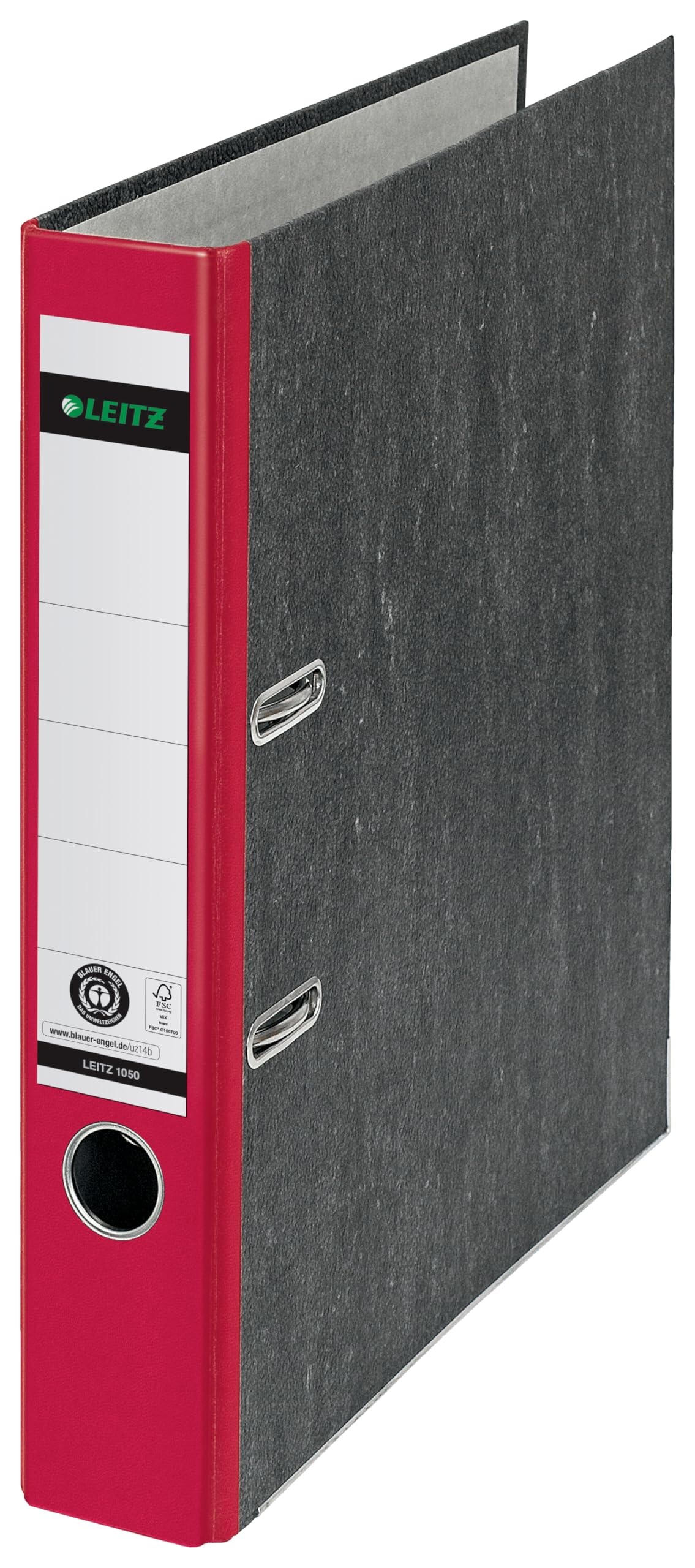 Leitz 180° Slim Red Document Folder - Premium Quality File Organizer for Office, School & Home Use