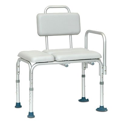 ProBasics Padded Transfer Bench with Back Support - Set of 2 for Shower Safety and Mobility Assistance | Ideal for Elderly, Disabled & Post-Surgery Recovery