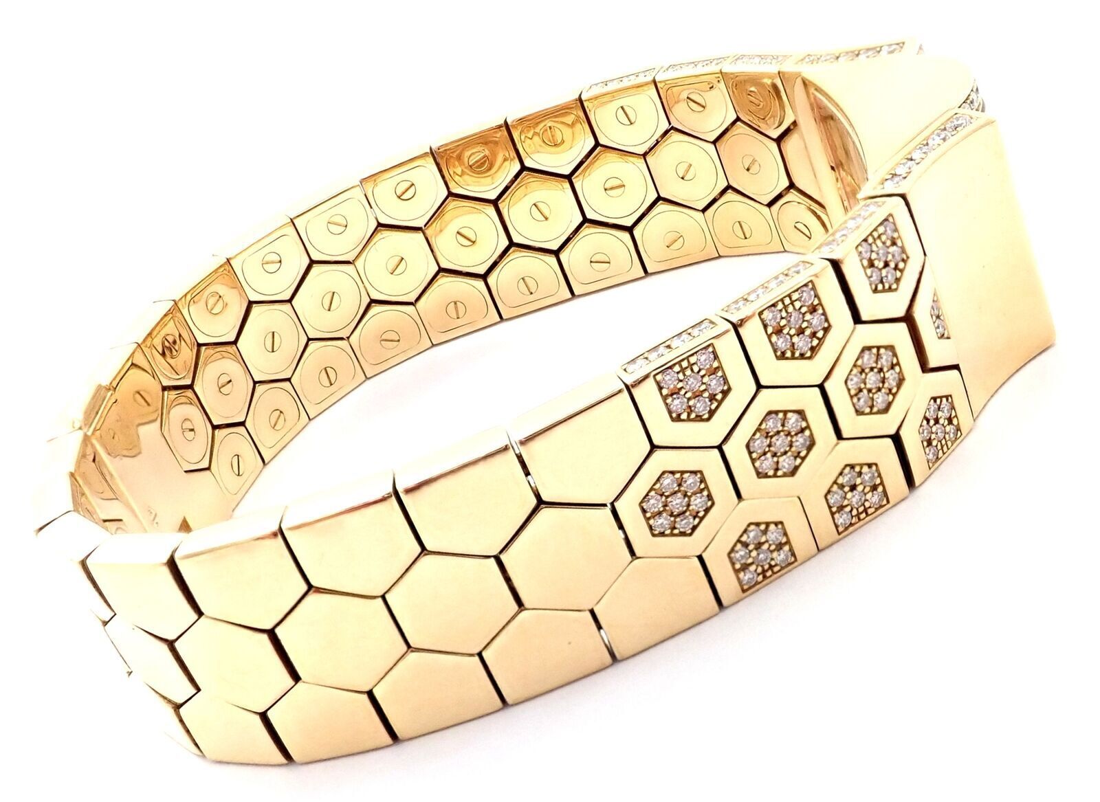 Authentic Van Cleef & Arpels Ludo Swann 18k Yellow Gold Diamond Watch - Luxury Swiss Timepiece for Women - Perfect for Formal Events & Special Occasions