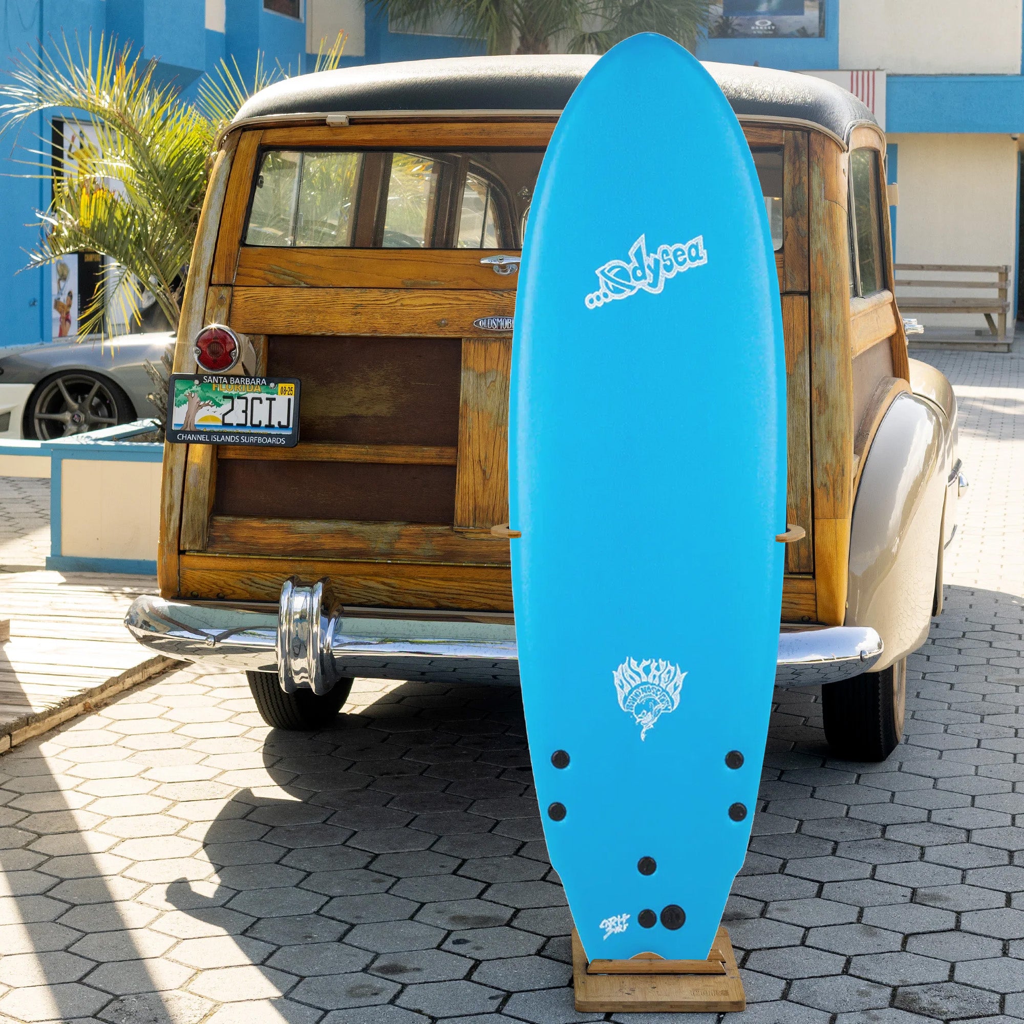 Catch Surf Odysea X Lost RNF 5'11 Soft Top Surfboard - Blue Wave Design for Beginners & Intermediate Surfers | Perfect for Beach Vacations & Summer Surfing