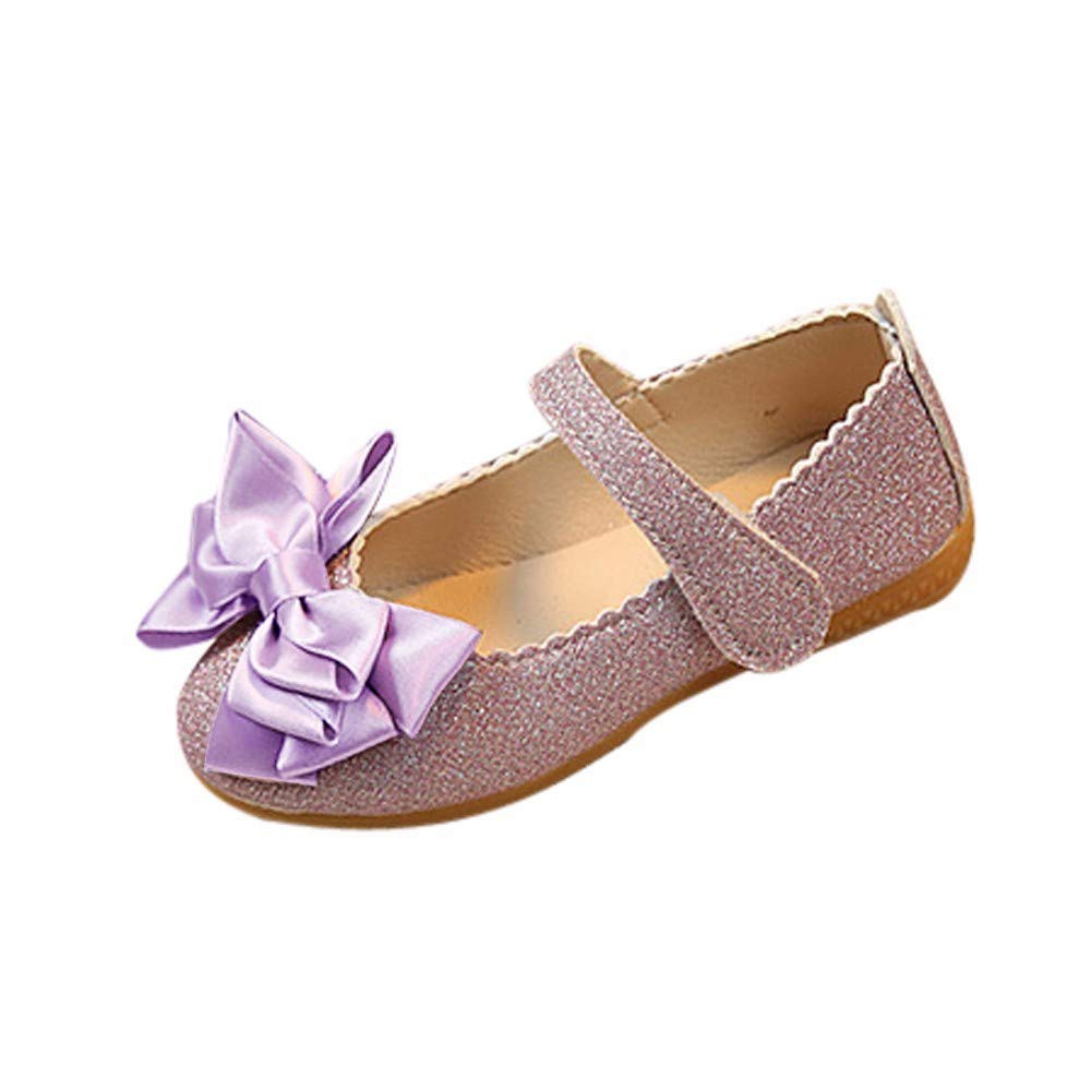 Princess Dance Shoes for Toddler Girls 1-6T - Bling Leather for Parties & Ballet