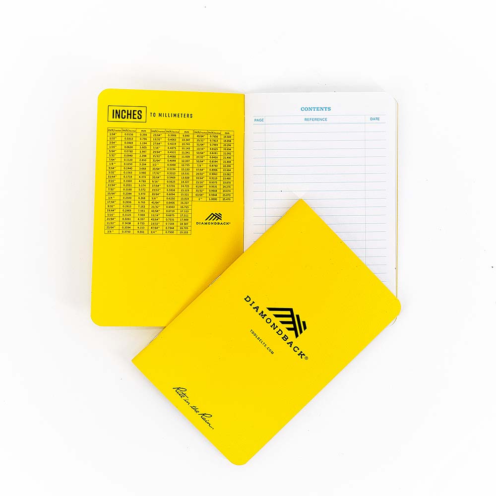 Diamondback DB X RITE IN THE RAIN Yellow Waterproof Notepad - All-Weather Writing Solution for Outdoor Adventures, Hiking & Field Work