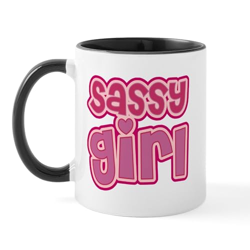 White/Black Inside - Sassy Girl Mug
