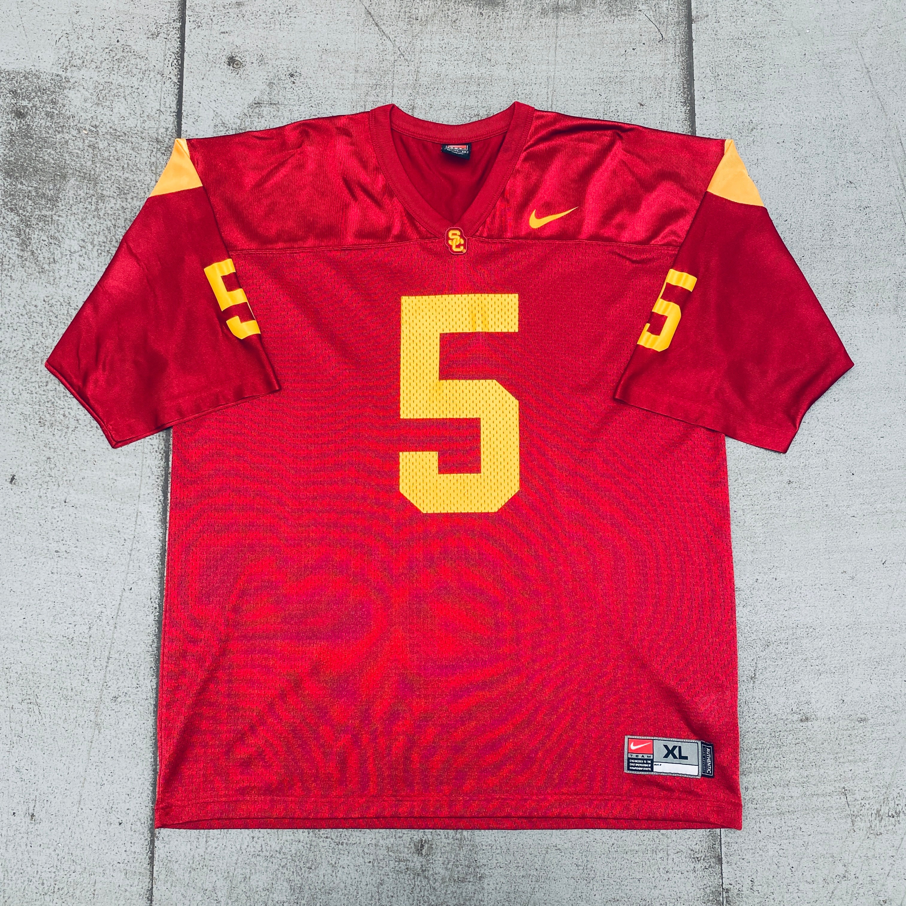 USC Trojans: No. 5 Reggie Bush Nike Jersey (L/XL)