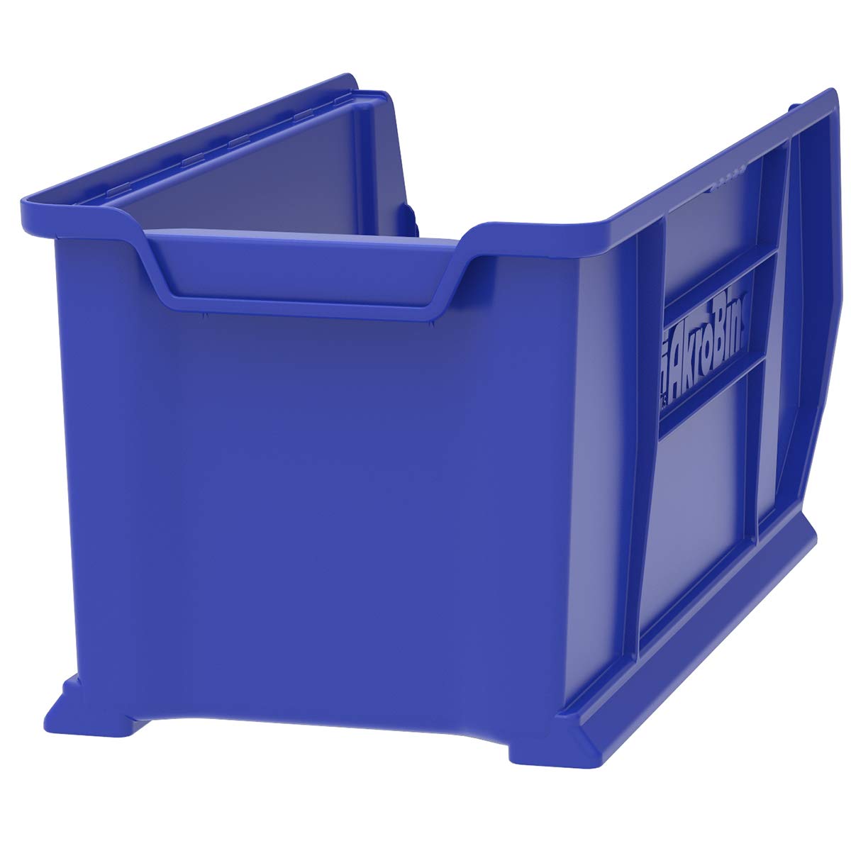 Akro-Mils 30287 Large Plastic Storage Bins - 4-Pack Stackable Organizer Bins for Garage, Classroom, Warehouse (24