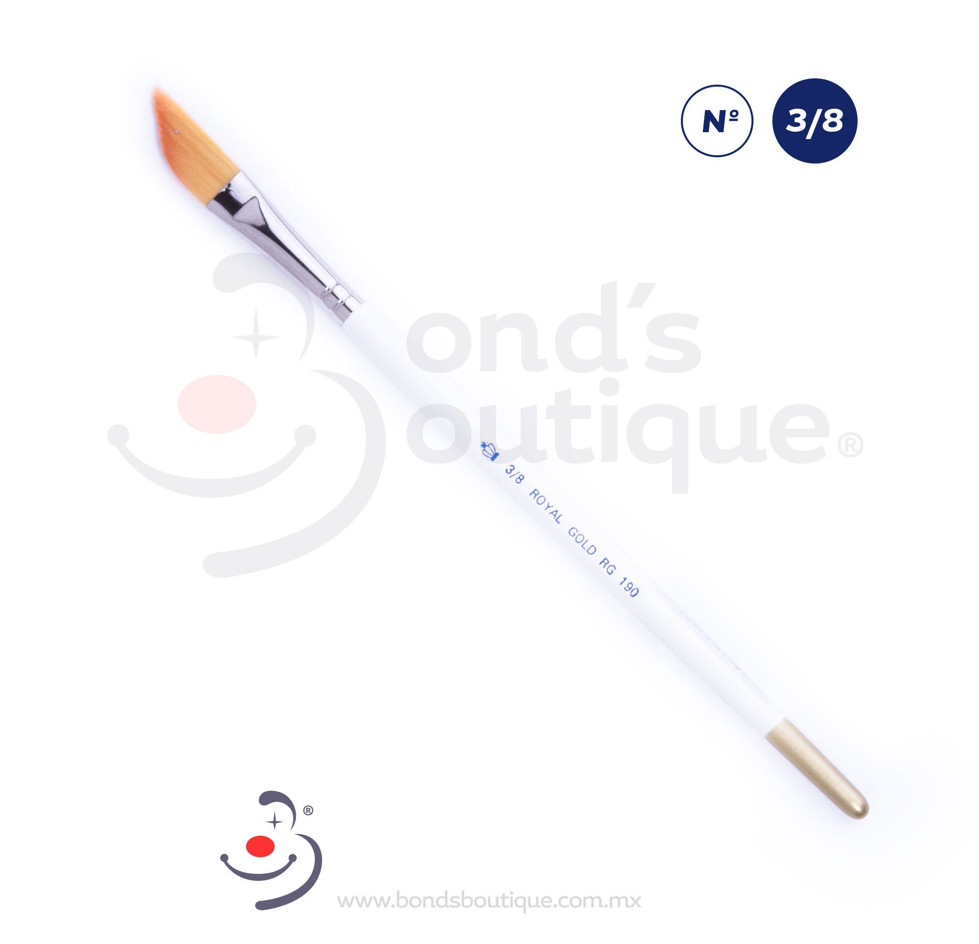 Royal Gold Angled Makeup Brushes - Professional Synthetic Hair Foundation, Contour & Blending Brushes for Flawless Makeup Application - Perfect for Everyday Use, Bridal & Special Occasion Makeup