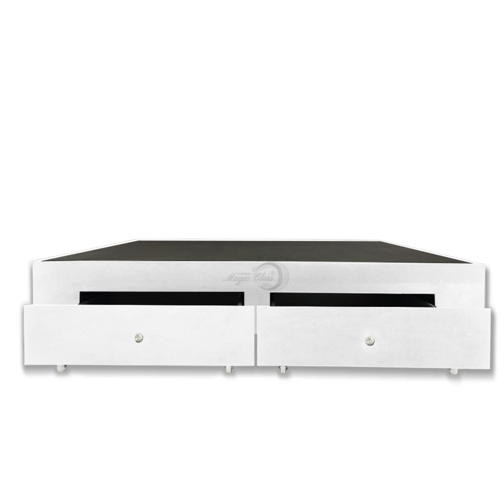 White Bed Base 120x40cm for Semi-Double Mattress 120x190cm with Drawers - Perfect for Small Bedrooms & Guest Rooms