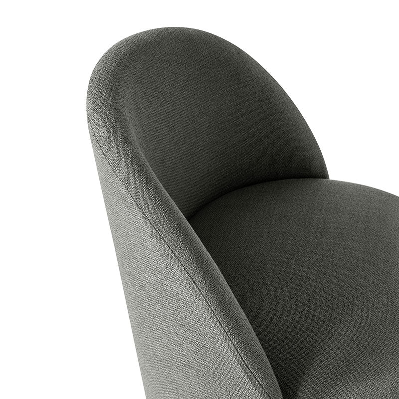 Modern Curved Back Swivel Dining Chair - Ergonomic Comfort for Kitchen, Dining Room & Office - Perfect for Home Decor & Entertaining Guests