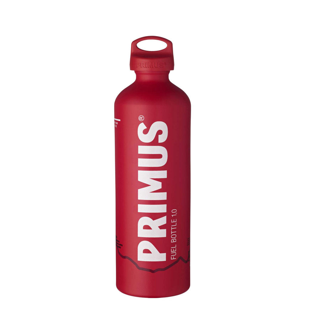 Primus Fuel Bottle 1000ml - Lightweight Red Fuel Container for Camping, Hiking & Outdoor Cooking | Portable Gasoline Storage Solution