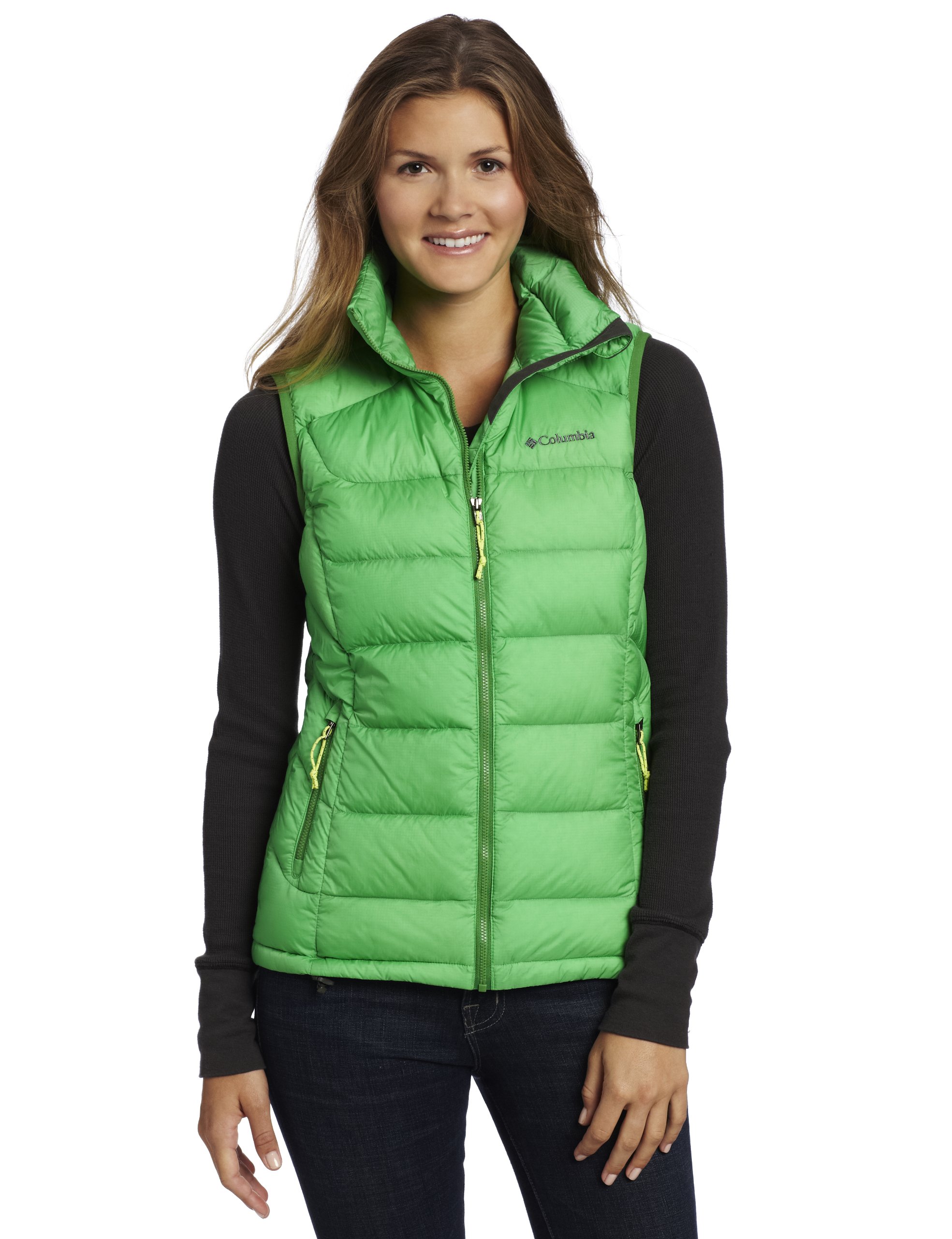 Columbia Women's Powerfly Down Vest - Lightweight Insulated Puffer Vest for Outdoor Activities, Hiking & Cold Weather