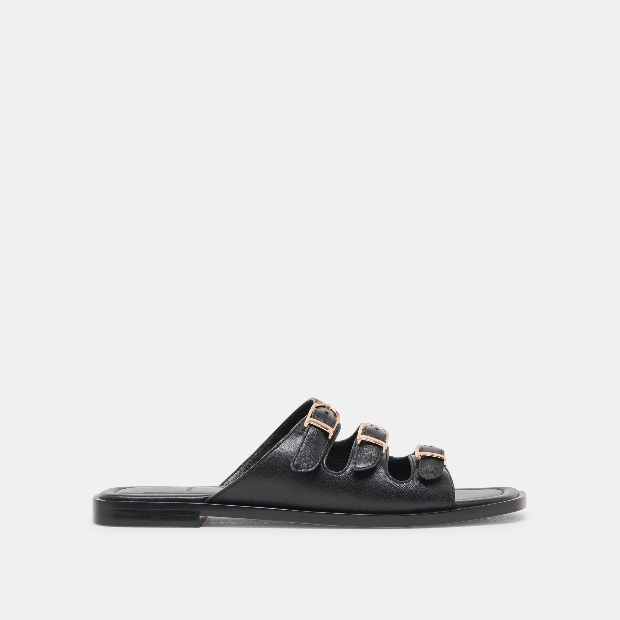 Premium Black Leather Fin Sandals for Men & Women - Comfortable Water Shoes for Beach, Pool, and Outdoor Activities