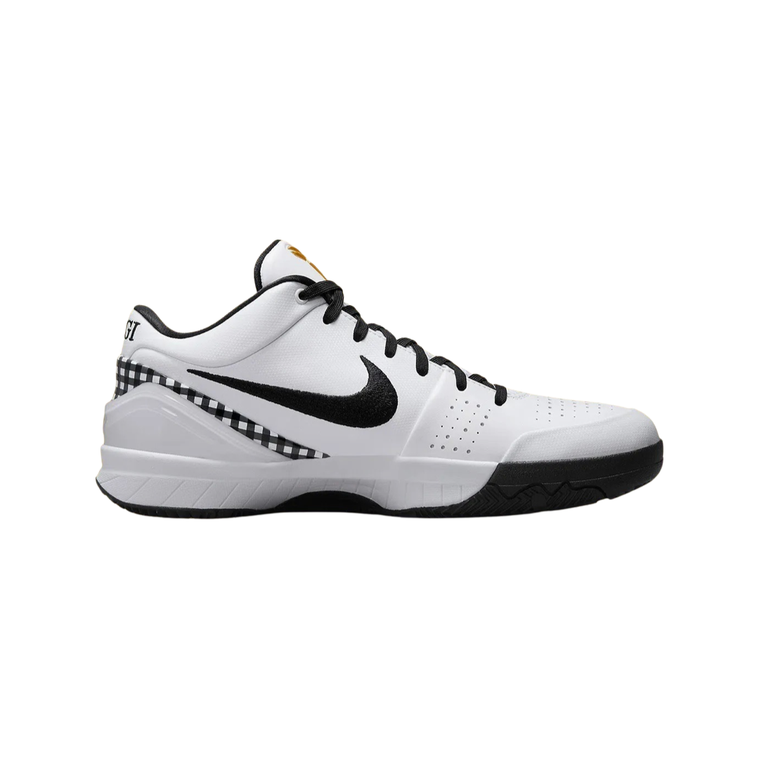 Nike Kobe 4 Protro Mambacita Basketball Shoes - White, Black, Metallic Gold & Bright Emerald - Perfect for Court Performance & Sneaker Collectors