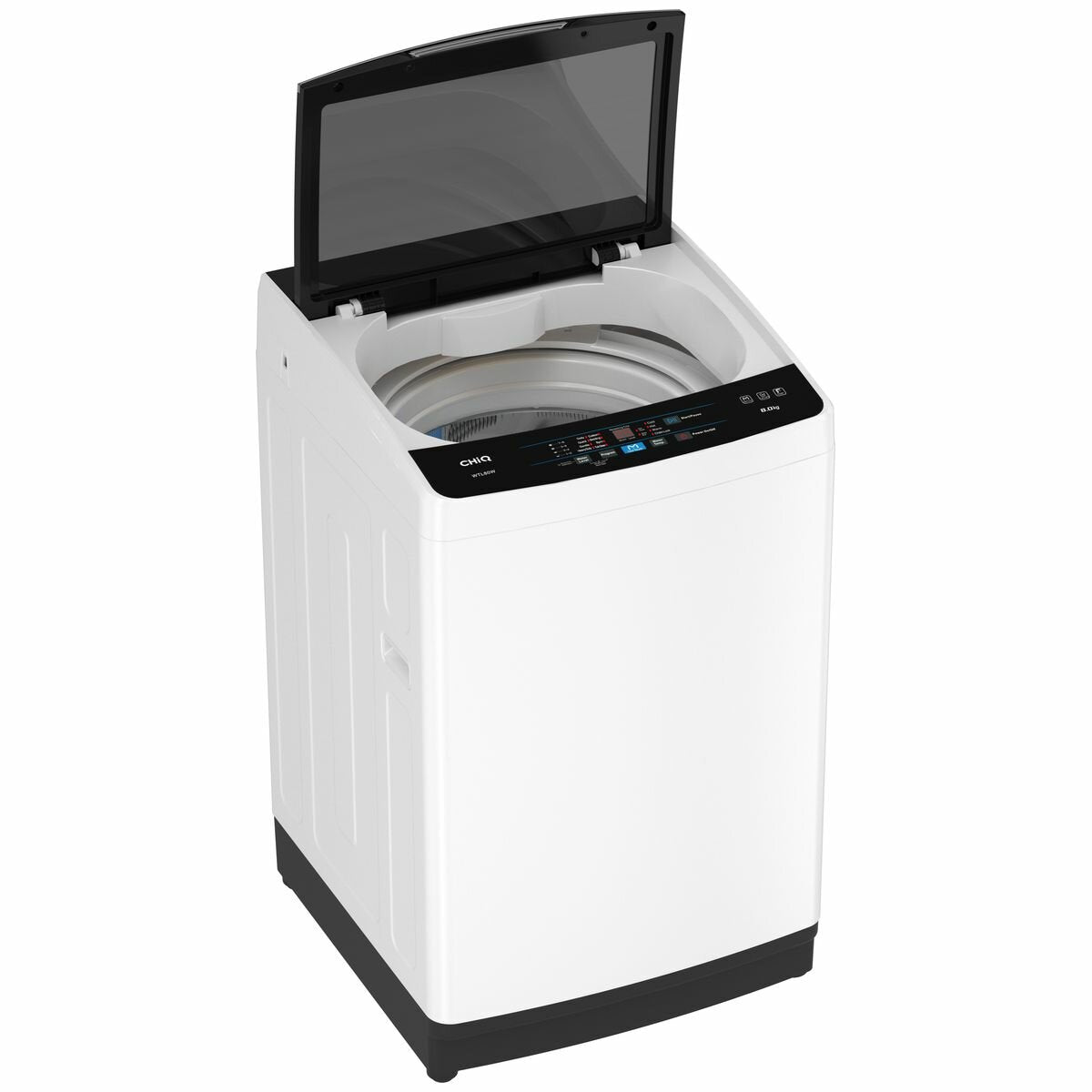 CHIQ 8kg Top Load Washing Machine - Energy Efficient, Large Capacity, Quiet Operation - Perfect for Apartments, Dorms, and Small Homes
