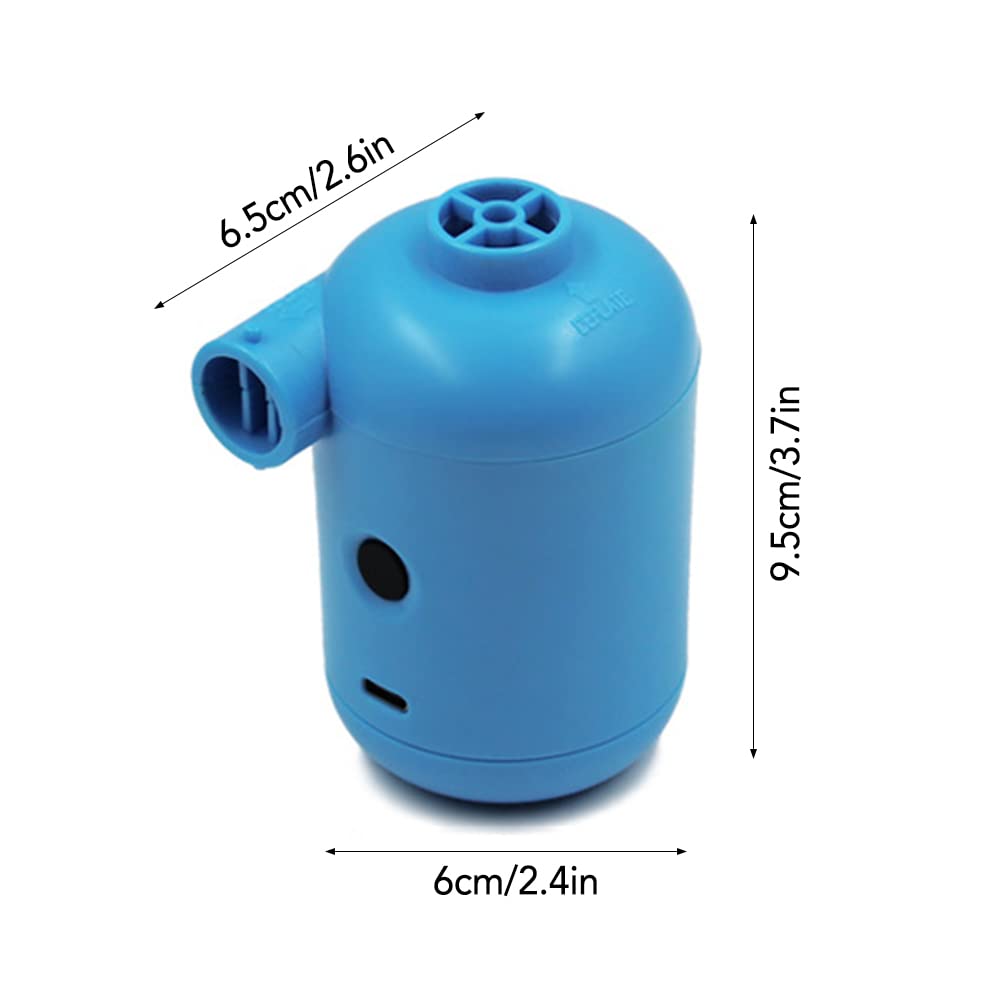 Lixada 2200Pa USB Electric Air Pump DC 5V Portable Air Compressor with 4 Nozzles - Fast Inflation for Air Mattress, Pool Floats, Inflatables - Perfect for Camping, Travel, Beach & Outdoor Activities