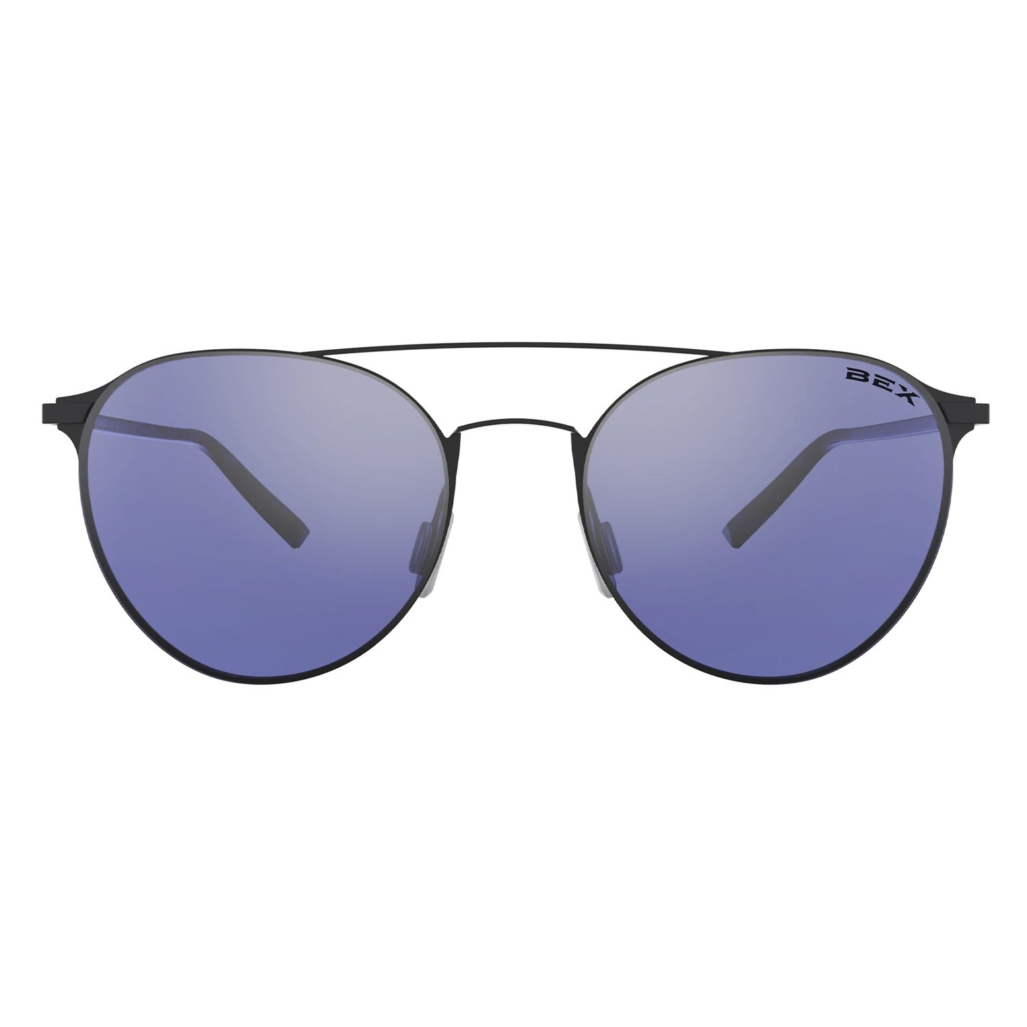 Bex Demi Black & Lavender Fashion Sunglasses for Women - UV400 Protection, Retro Cat Eye Shades - Perfect for Beach, Driving & Outdoor Activities