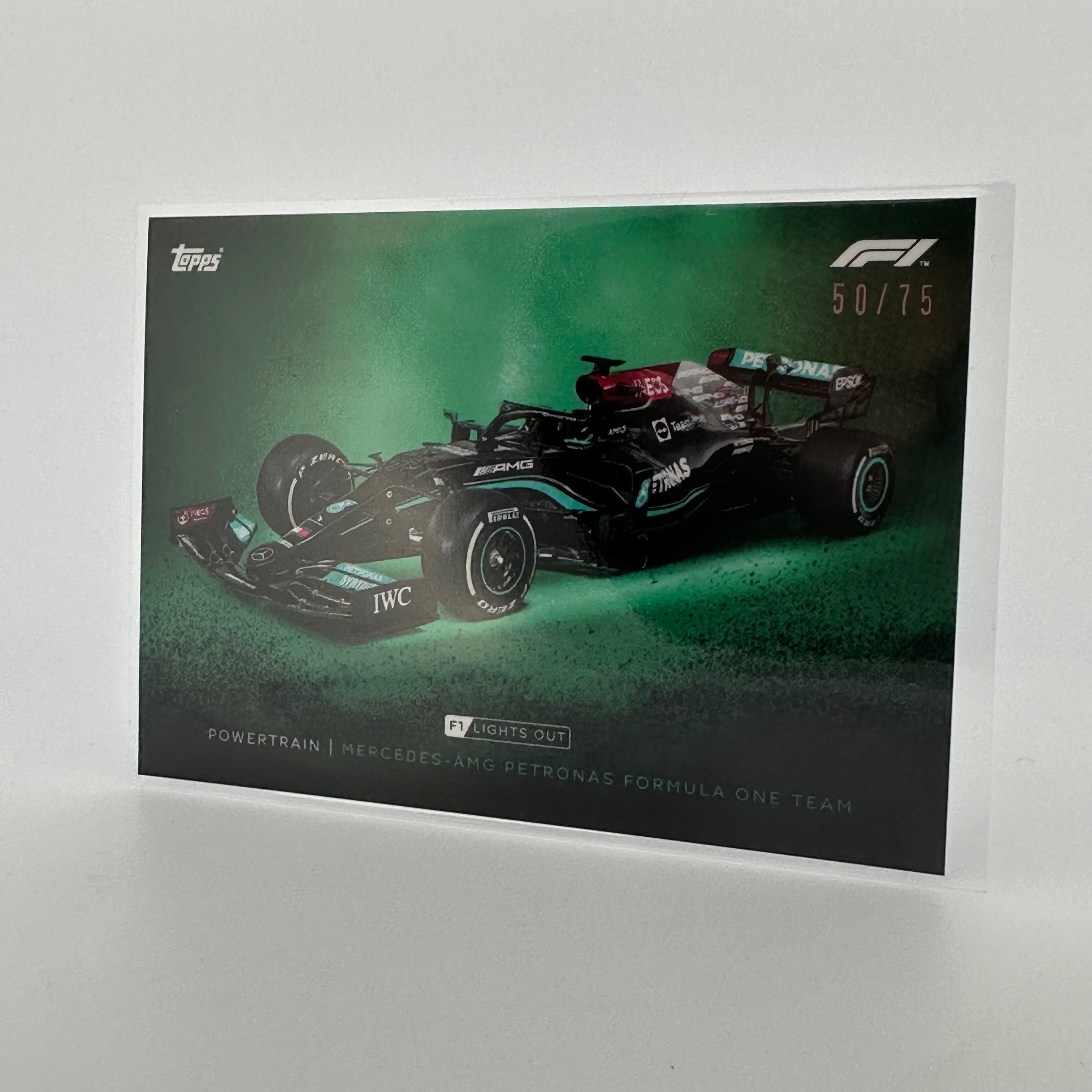 75 Mercedes AMG Petronas F1 Team Green Parallel Diecast Model Car - Collectible Racing Car Replica for Display & Gifts - Perfect for F1 Fans, Model Collectors, and Home/Office Decor