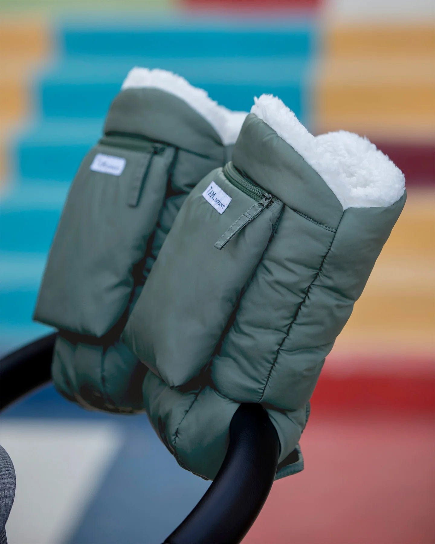 7AM Enfant Warmmuffs - Winter Baby Stroller Mittens, Fleece-Lined Hand Warmers for Infants & Toddlers - Perfect for Stroller Walks, Outdoor Play & Cold Weather Protection