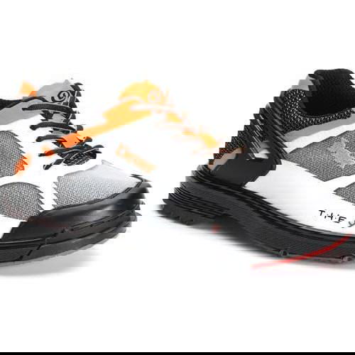 Dexter Men's THE 9 HT LE White Black Orange High-Top Basketball Shoes for Streetwear & Court Performance