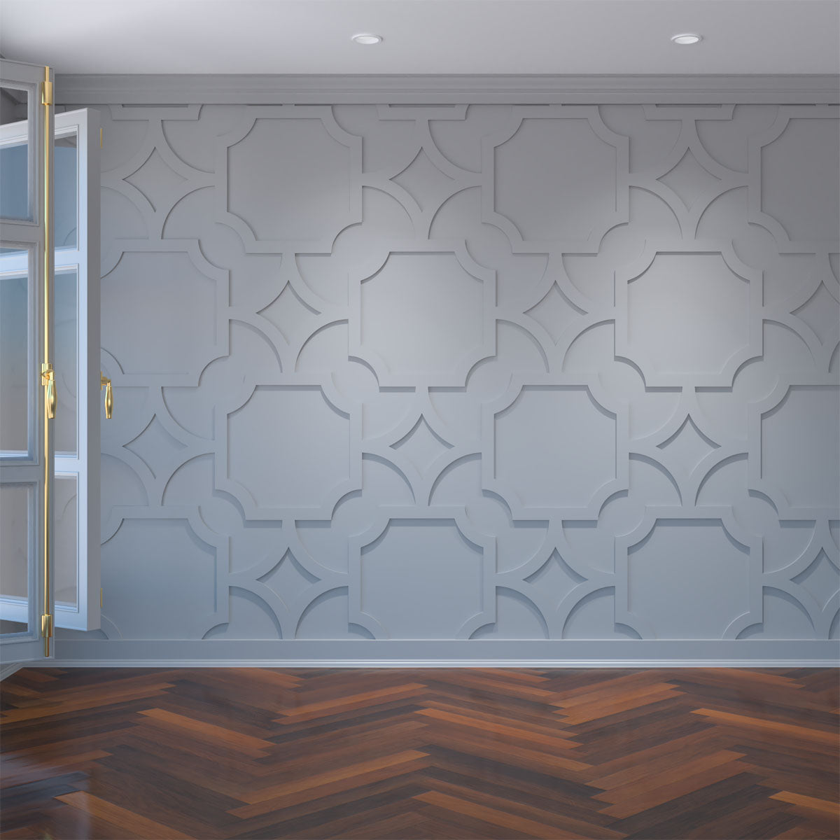Anderson Decorative Fretwork Wall Panels - Laser Cut Wooden Room Dividers for Home & Office Decor - Perfect for Living Rooms, Bedrooms, and Commercial Spaces