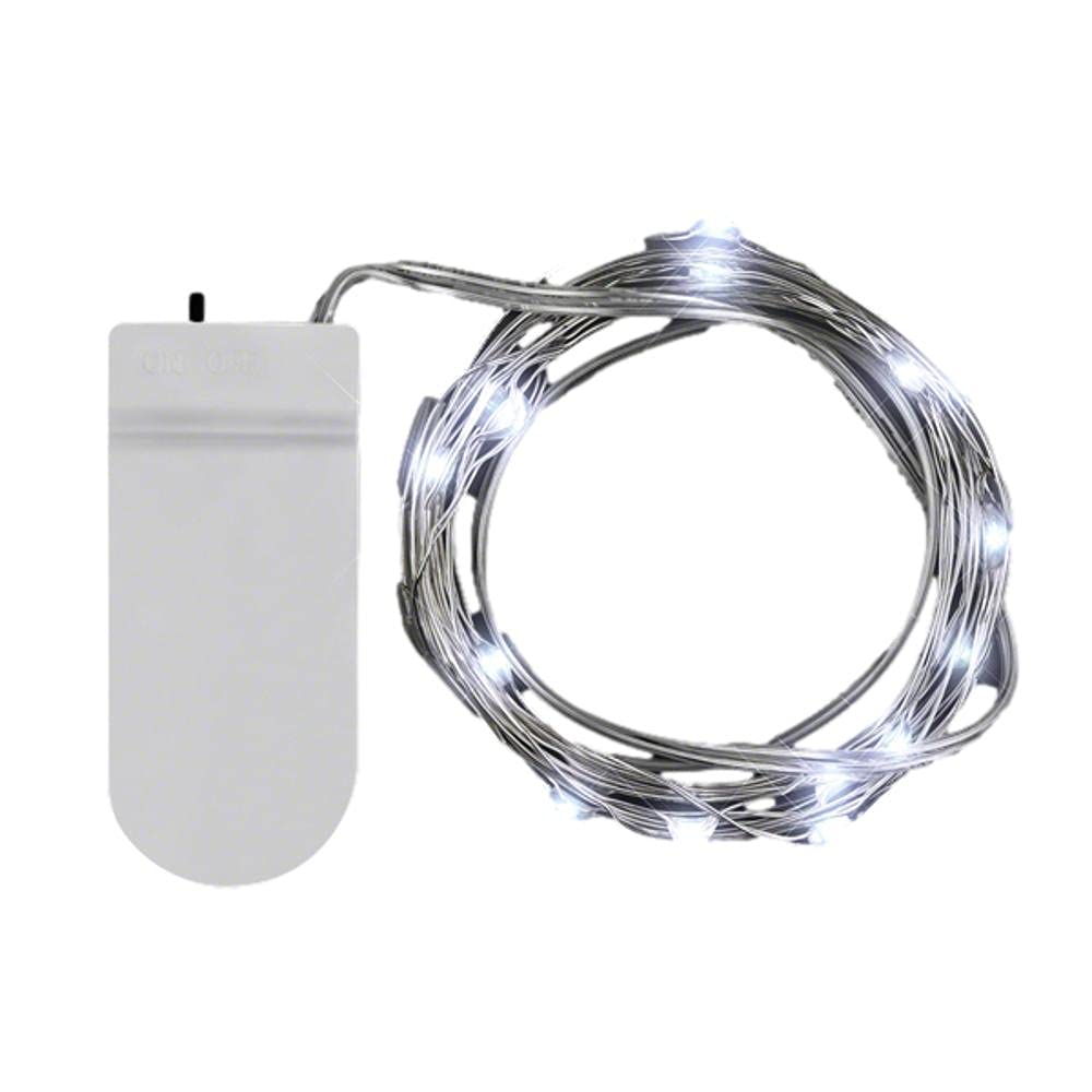 LED 80 Inch Wire String Lights Cool White - Perfect for Bedroom, Wedding, Party, and Outdoor Decoration