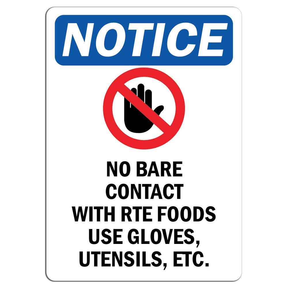 Vinyl Safety & Warning Stickers Bundle - 3 Pack (3.5
