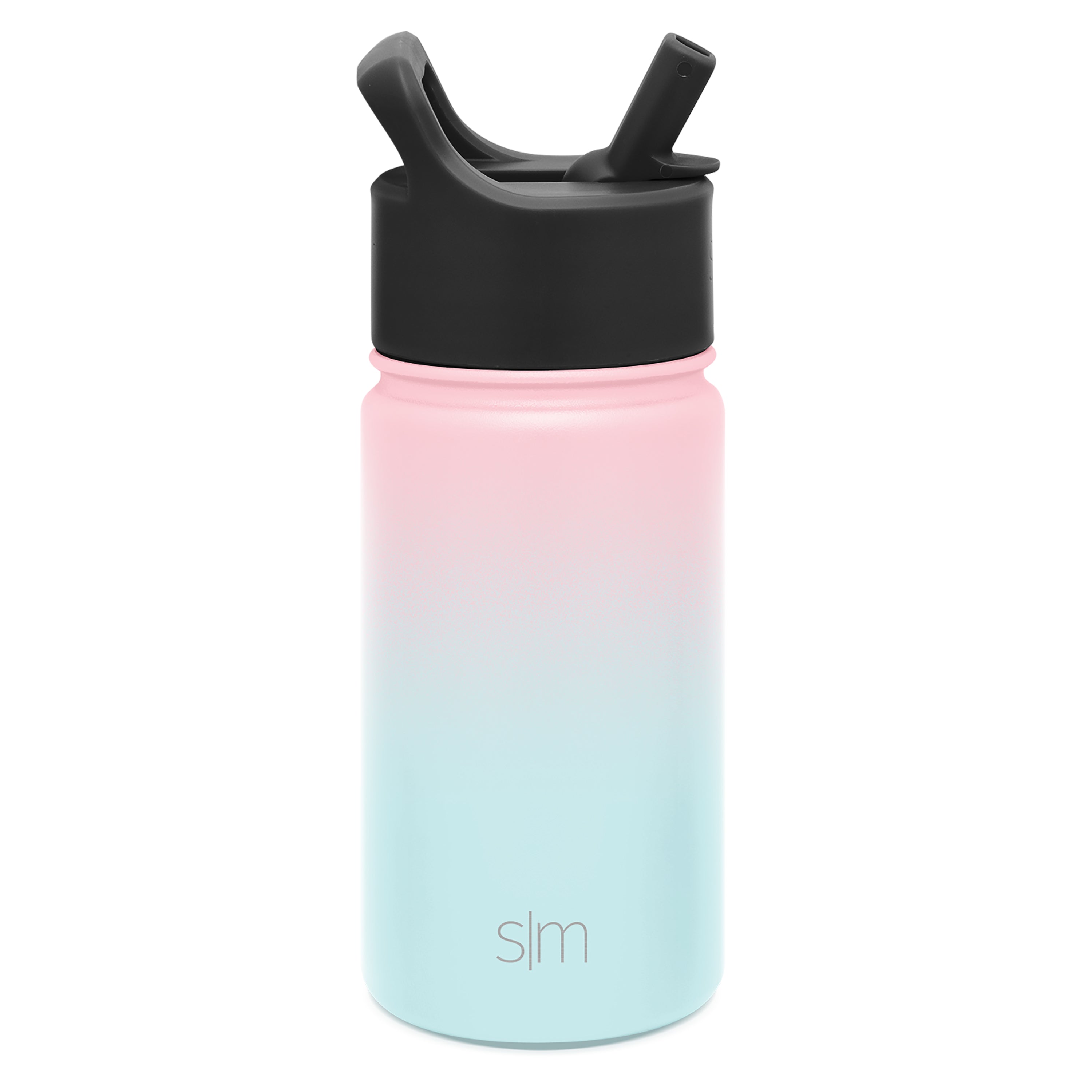 Summit Insulated Water Bottle with Straw Lid - Leakproof Stainless Steel Thermos for Hiking, Gym & Outdoor Activities