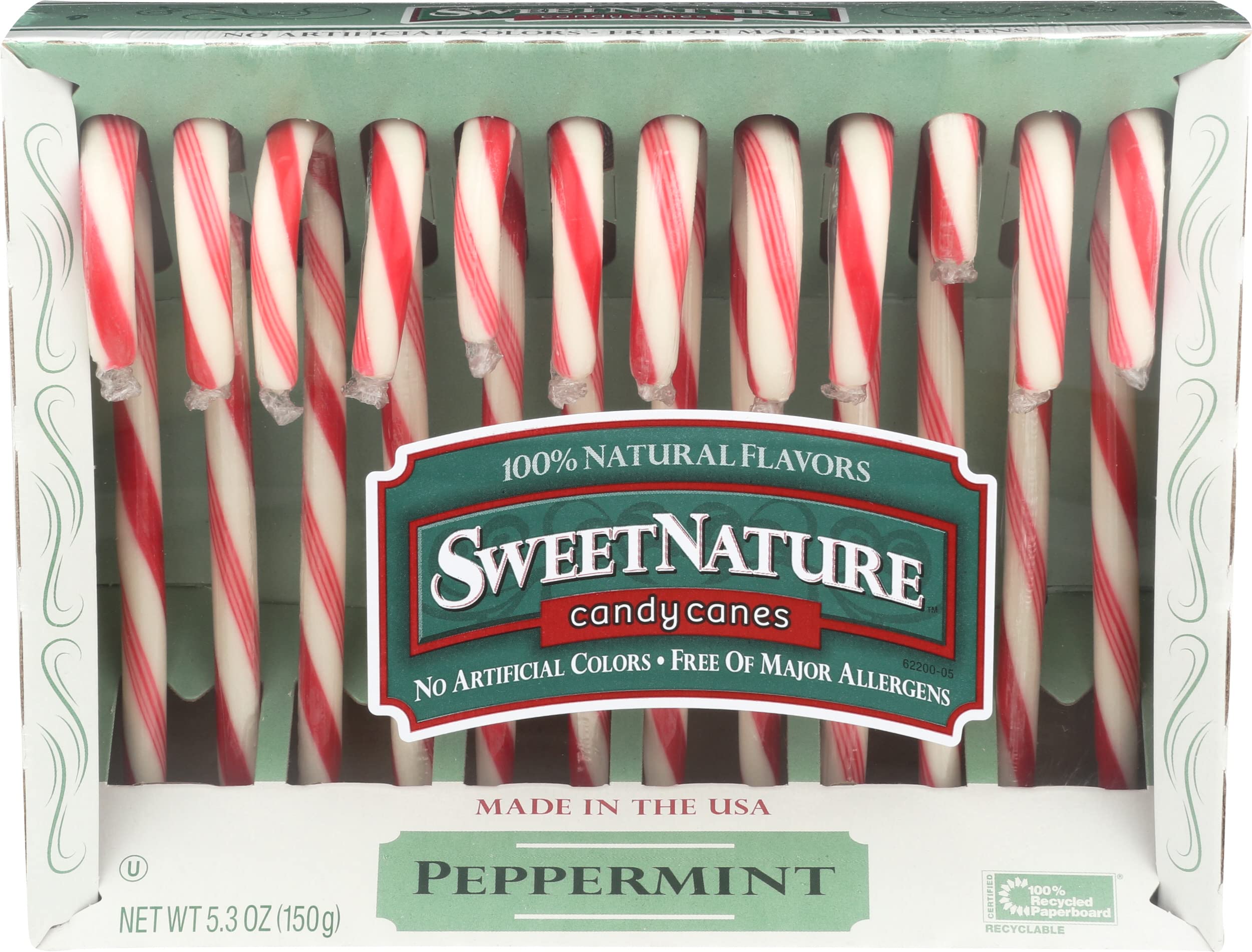 Spangler Candy Canes - Red & White Peppermint Sticks (5.3 oz) - Classic Holiday Treats for Christmas Stockings, Party Favors & Festive Decorations
