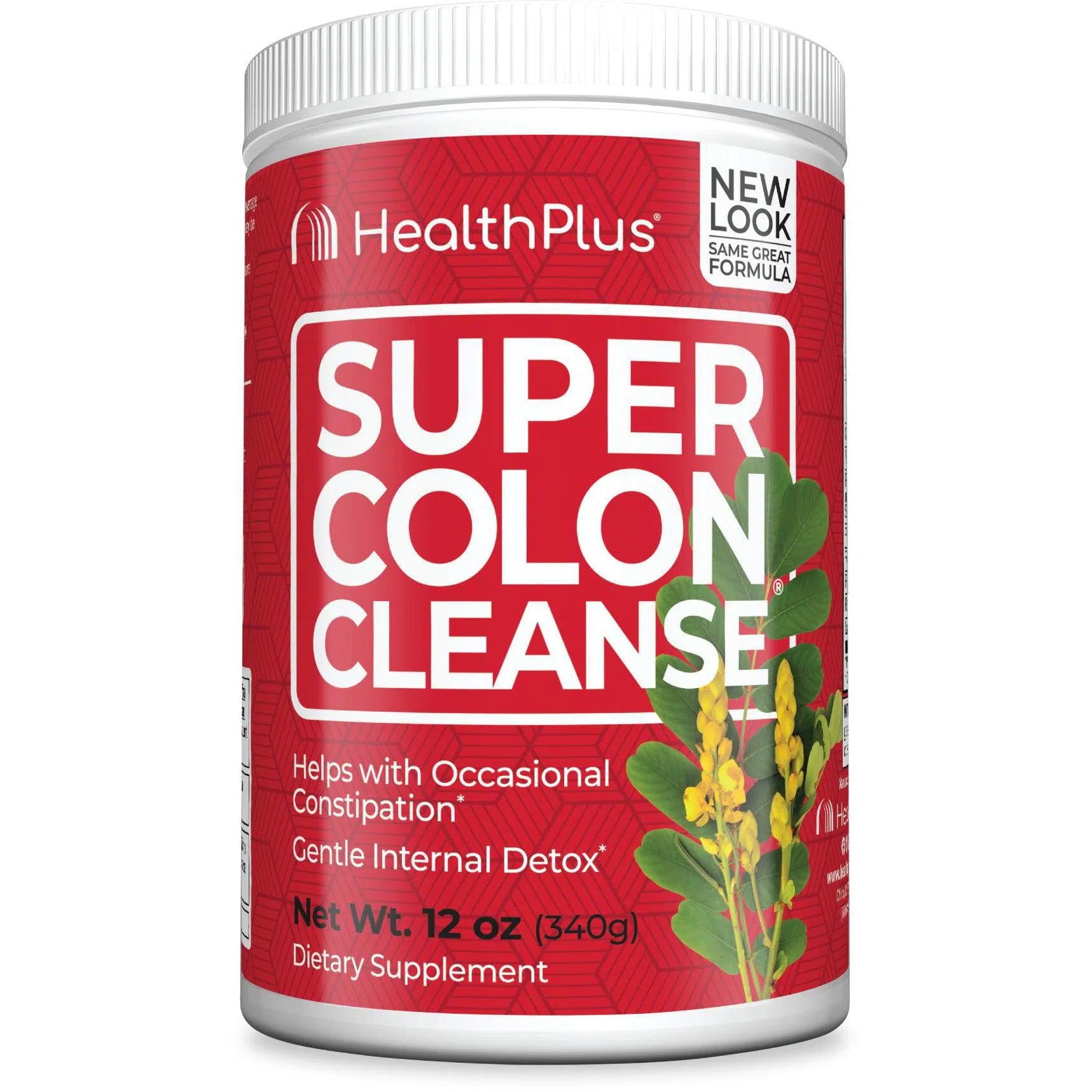 Health Plus Super Colon Cleanse - Natural Detox & Digestive Support Supplement for Gut Health | Supports Regularity & Cleansing | Perfect for Post-Holiday Reset & Wellness Routine