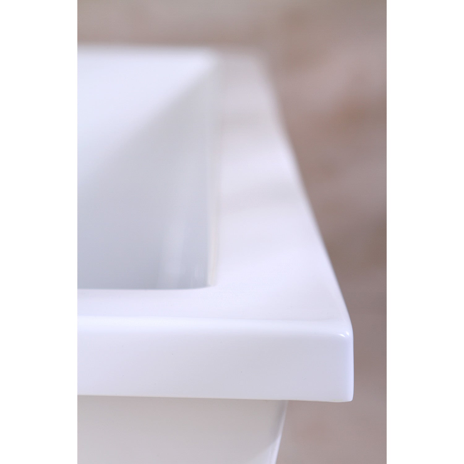 Aqua Eden 66 Inch Acrylic Freestanding Bathtub - Rectangular Double Ended Soaking Tub with Drain, Glossy White Finish | Perfect for Luxury Bathrooms & Spa Retreats