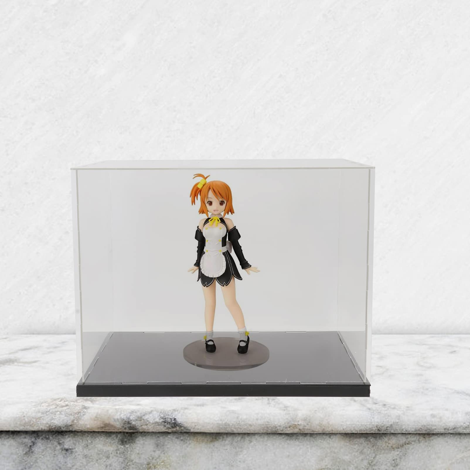 1pc Clear Acrylic Display Case - Glass Doll, Baseball, Terrarium & Model Showcase with Cover | Desktop Storage Box for Collectibles & Home Decor