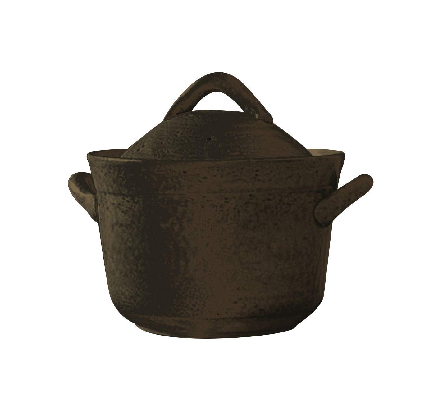 Premium Japanese Donabe Clay Pot for Rice Cooking – 3 Go (2200cc) Black – Perfect for Stovetop, Oven & Serving Authentic Japanese Dishes