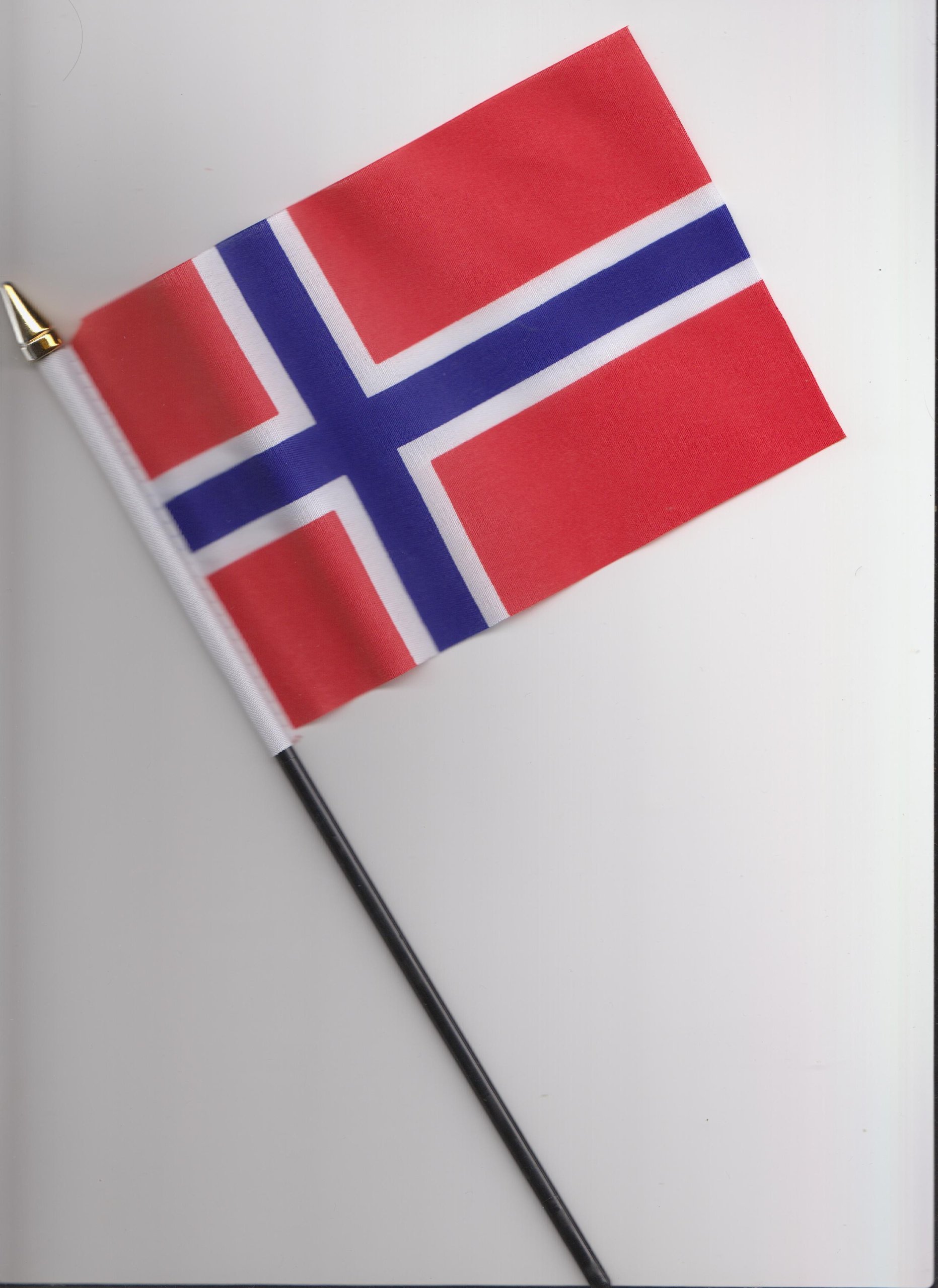 Norway Hand Flag 25cm - Small Norwegian National Flag for Sports Events, Parties & Home Decor | Perfect for World Cup, Olympics & National Celebrations