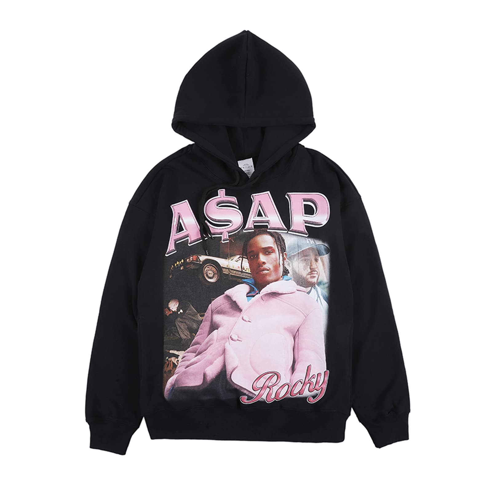 Chainsaw Man Hoodie for Men - Graphic Print ASAP Rocky Inspired Athletic Hooded Sweatshirt | Cotton Oversized Pullover | Streetwear, Gym, Casual Wear