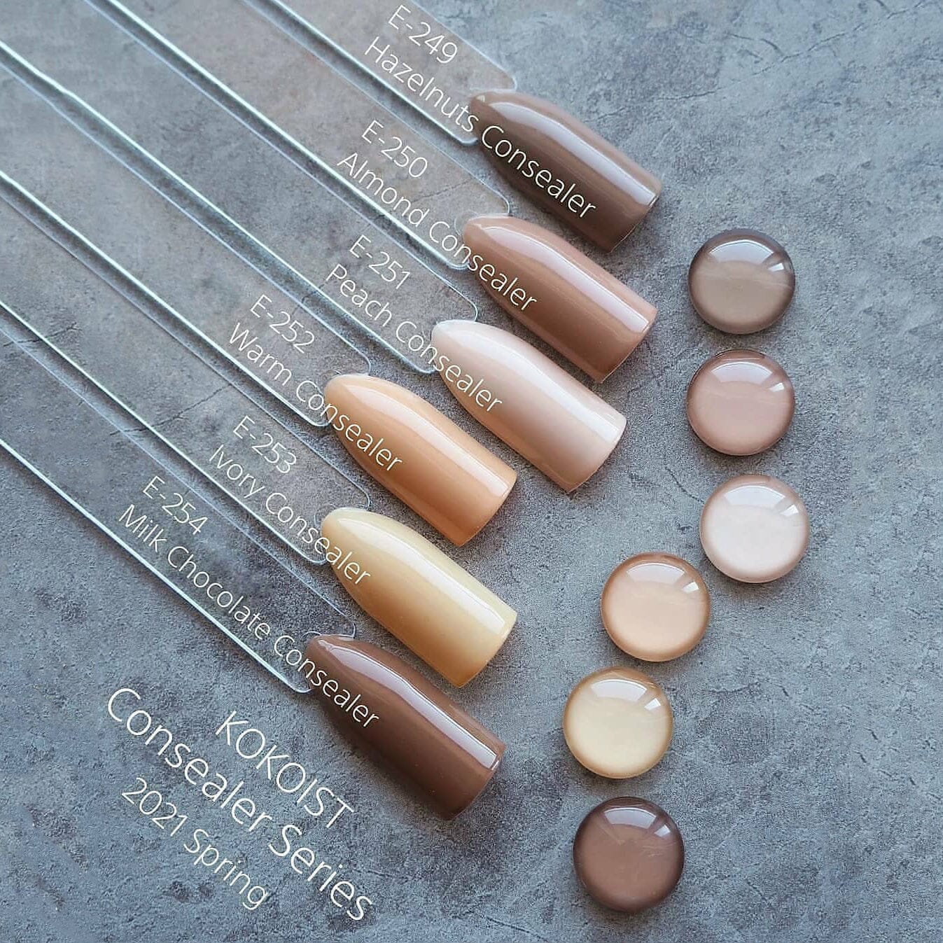 Kokoist E 253 Ivory Concealer - Full Coverage Makeup for Dark Circles & Blemishes - Perfect for Everyday Wear & Professional Makeup Artists