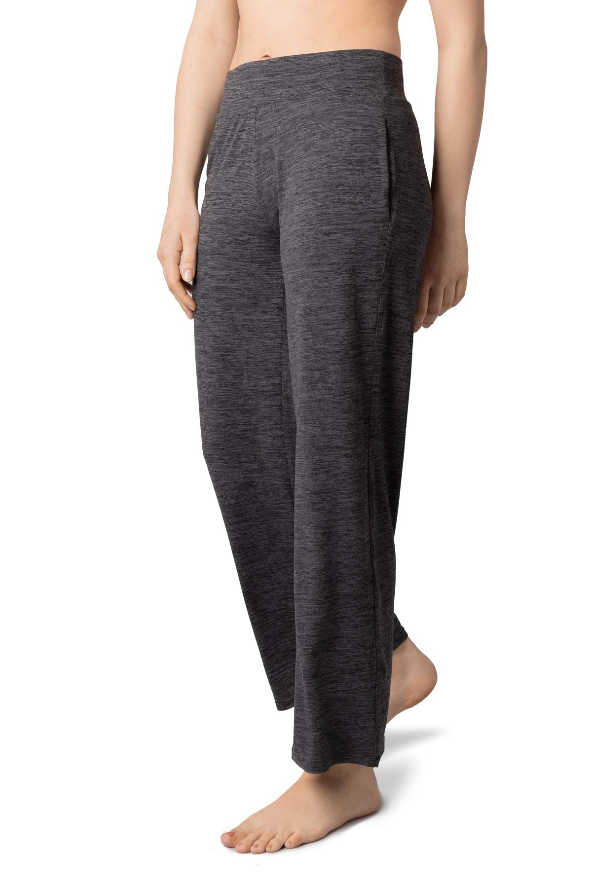 Pure & Simple Women's Knit Comfy Stretchy Pull-On Pajama Pants - Wide Leg Lounge Pants for Sleep, Yoga & Relaxation at Home