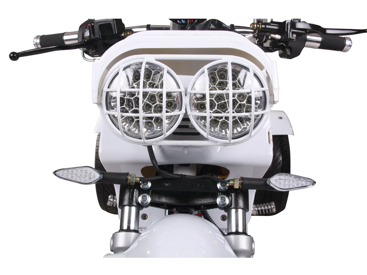 50cc Maddog Trike - 3 Wheel Motorcycle with Automatic Transmission for Adults - Perfect for Commuting, Leisure Rides & Neighborhood Cruising