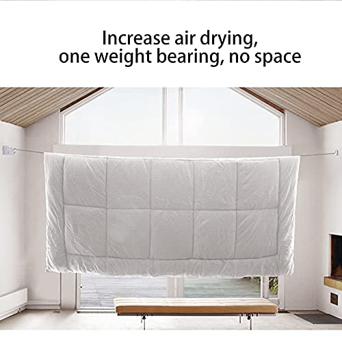 Retractable Clothesline 4.2m - Invisible Indoor Clothes Drying Rack for Hotel, Balcony & Bathroom | Space-Saving Laundry Solution for Small Apartments & Travel