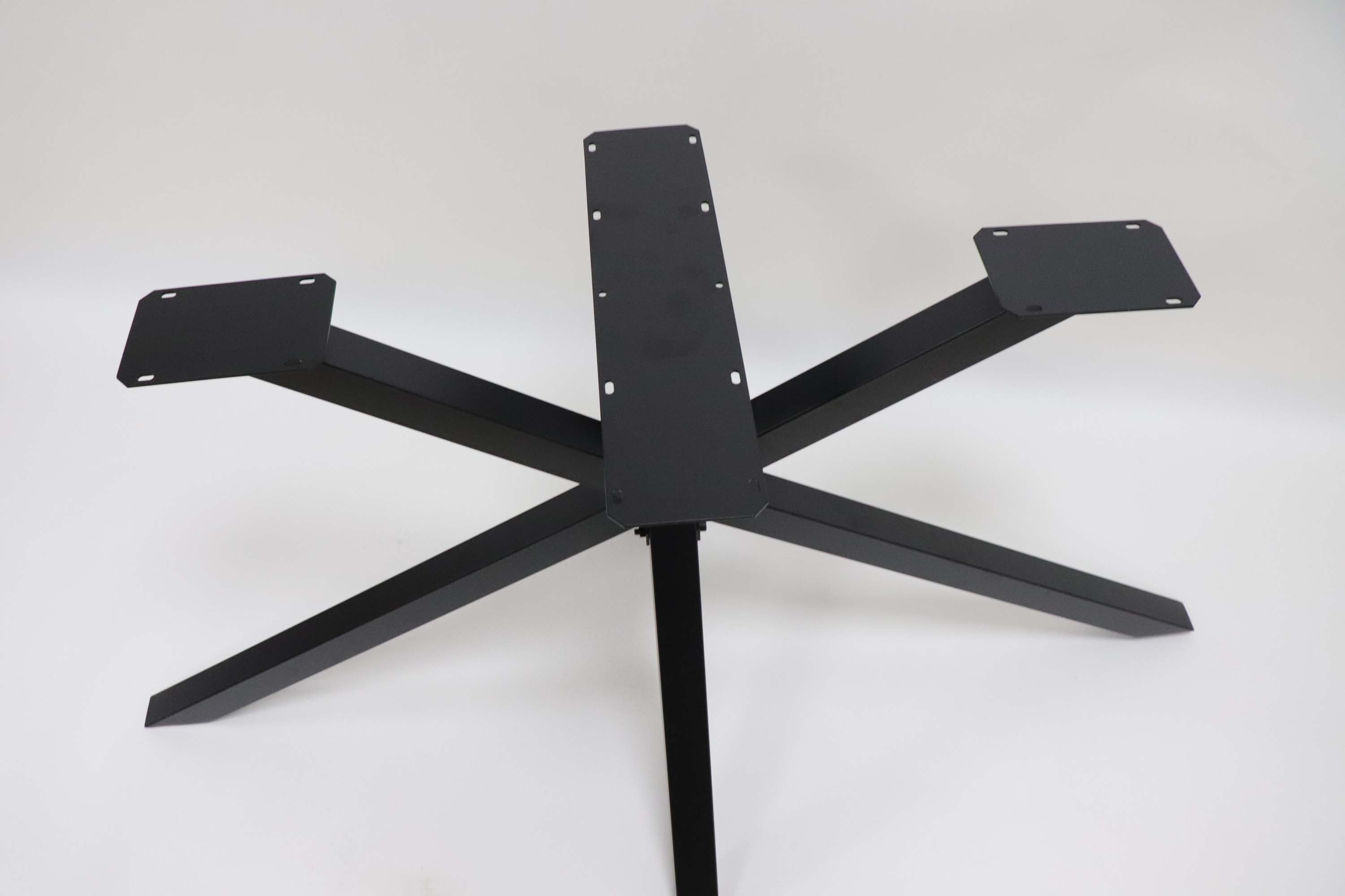 SS1310 Spider Shape Base for Long Dining Table - Heavy Duty Metal Table Legs for Large Dining Room, Kitchen, or Restaurant Use