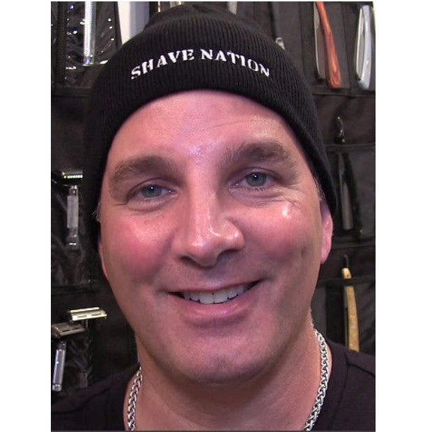 Shave Nation Black Fitted Knit Cap for Men - Soft Stretchable Beanie for Winter & Outdoor Activities - Perfect for Running, Hiking, and Cold Weather Protection