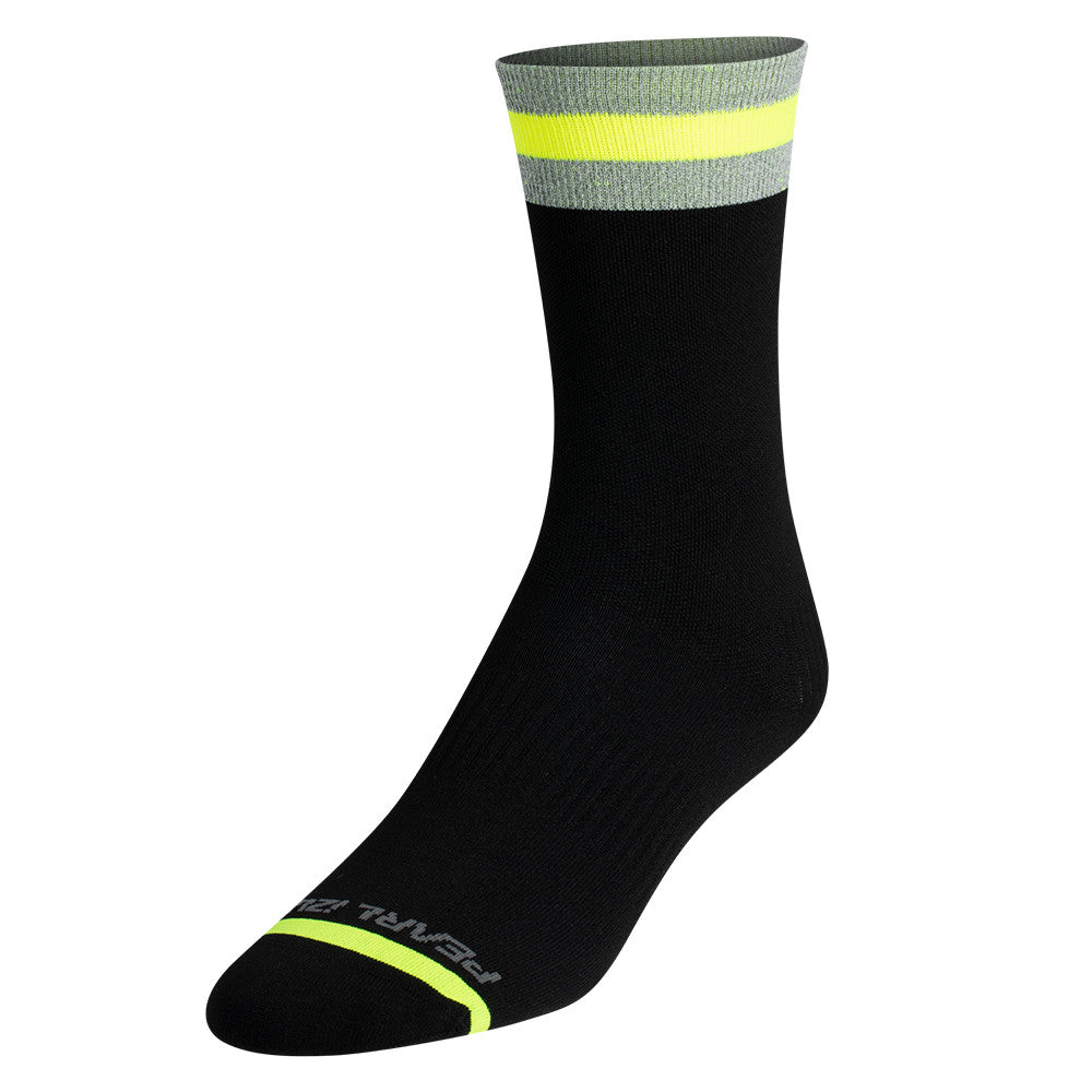 High Visibility Reflective Running Socks - 3M Reflective Stripe for Night Jogging & Cycling - Safety Athletic Socks for Men & Women - Perfect for Outdoor Activities, Marathon Training & Nighttime Workouts