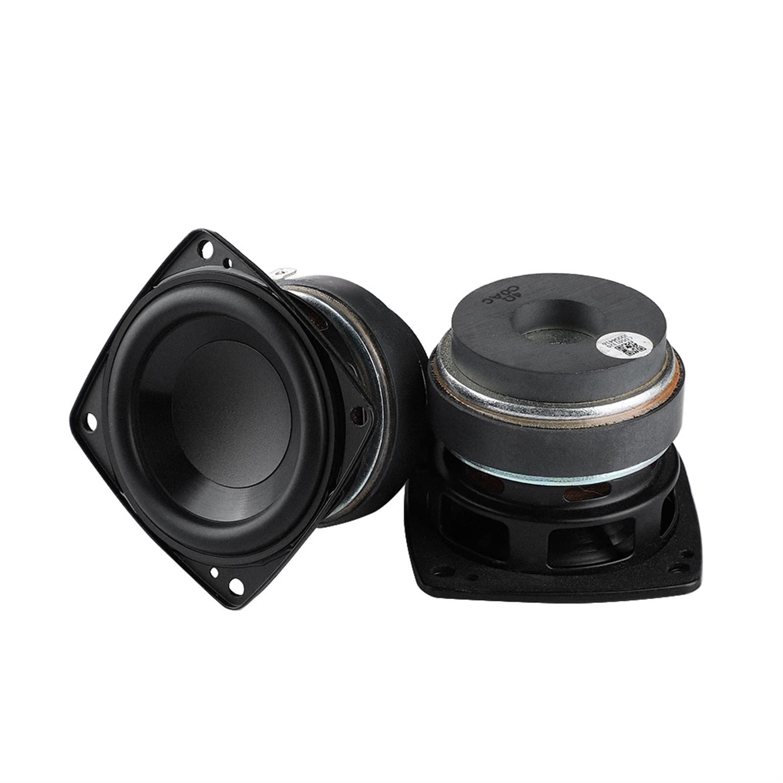 2Pcs 2.75 Inch Mid-Woofer Speakers 4 Ohm 40W Bass Long Stroke Loudspeakers - High Performance Audio for JBL Bookshelf Speakers | Perfect for Home Theater, Car Audio & DIY Speaker Upgrades