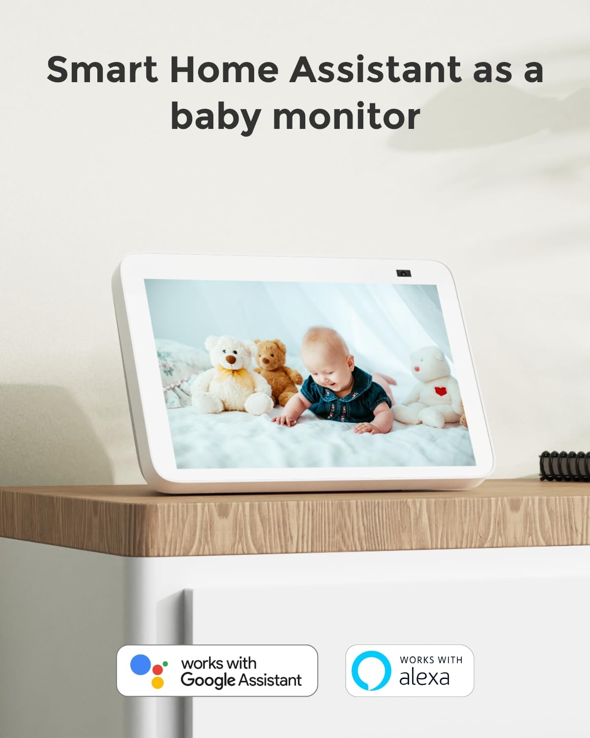REOLINK E1 2K Indoor Security Camera (Black) - 2.4G WiFi Wireless Pet/Baby Monitor with 360° View, Person/Pet Detection, 2-Way Audio, Night Vision & Local Storage - Ideal for Home Security, Baby Monitoring & Pet Watching